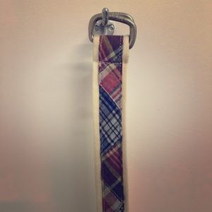 Ralph Lauren Rugby Madras Ribbon Belt Size L 38-42